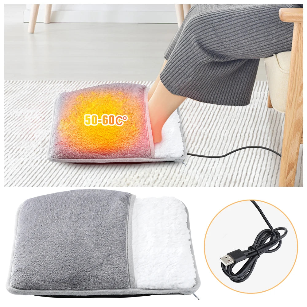 Coussin Chauffant Doux & Portable pour Pieds - CozyFeet™